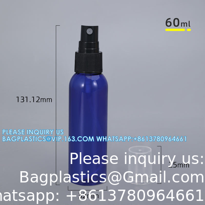 Medical Liquid Packaging 50ml 60ml 100ml sustainable Plastic Bottle With Spray Pump Head For Anti-Inflammatory Mist