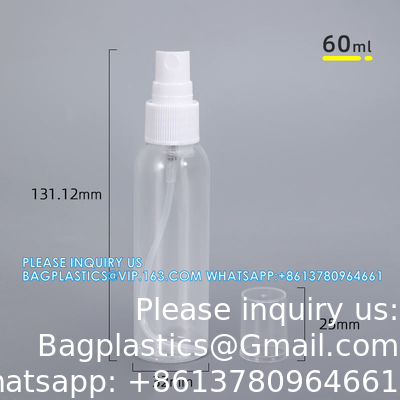 Medical Liquid Packaging 50ml 60ml 100ml sustainable Plastic Bottle With Spray Pump Head For Anti-Inflammatory Mist