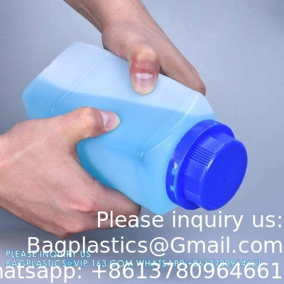 Empty 250 ML 500 ML 1000 ML Wide Mouth Reagent Plastic Square Bottle With Inner Cap