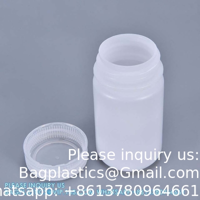 Wholesale 5ml PP Durable Small Round Brown And White Plastic Bottle Food Grade Private Label Medicine Liquid Packaging