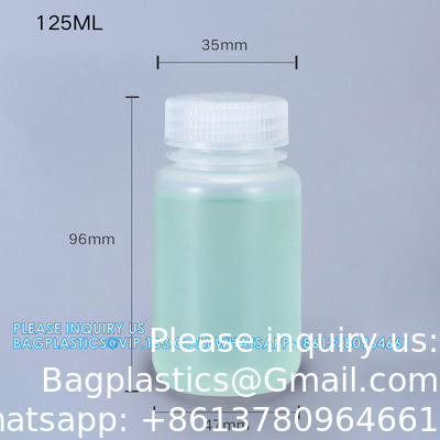Wholesale 5ml PP Durable Small Round Brown And White Plastic Bottle Food Grade Private Label Medicine Liquid Packaging