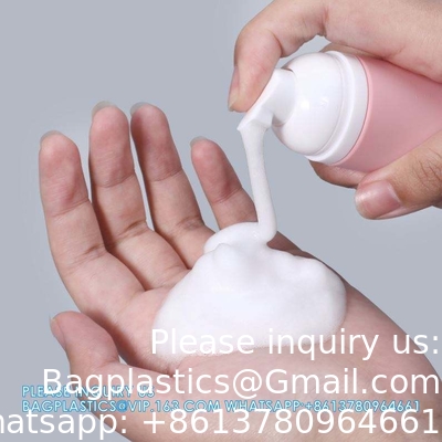 Wholesale 80ml Hand Wash Bottles Clear Cosmetic Plastic Pet Foam Pump SPRAYER Soap Container Cosmetic storage Packing