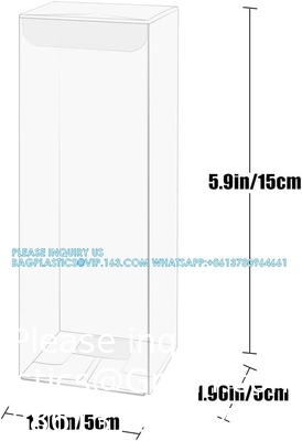 Clear Gift Favor Boxes Candy Gift Box Clear Rectangle Box Transparent Candy Box Chocolate Cookies Treat Boxe