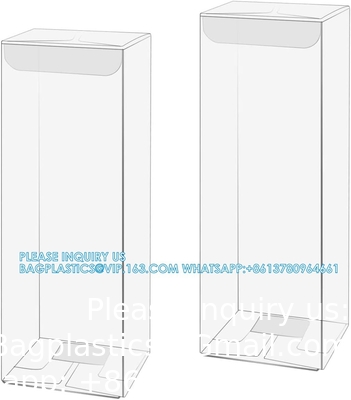 Clear Gift Favor Boxes Candy Gift Box Clear Rectangle Box Transparent Candy Box Chocolate Cookies Treat Boxe