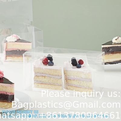 Clear Gift Favor Boxes Candy Gift Box Clear Rectangle Box Transparent Candy Box Chocolate Cookies Treat Boxe
