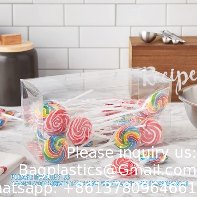 Clear Gift Favor Boxes Candy Gift Box Clear Rectangle Box Transparent Candy Box Chocolate Cookies Treat Boxe
