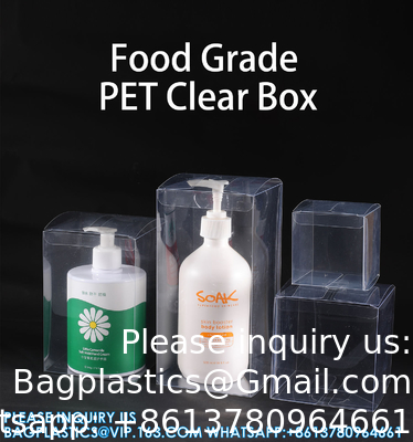 Clear Gift Favor Boxes Candy Gift Box Clear Rectangle Box Transparent Candy Box Chocolate Cookies Treat Boxe