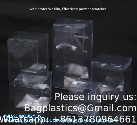 Clear Gift Favor Boxes Candy Gift Box Clear Rectangle Box Transparent Candy Box Chocolate Cookies Treat Boxe