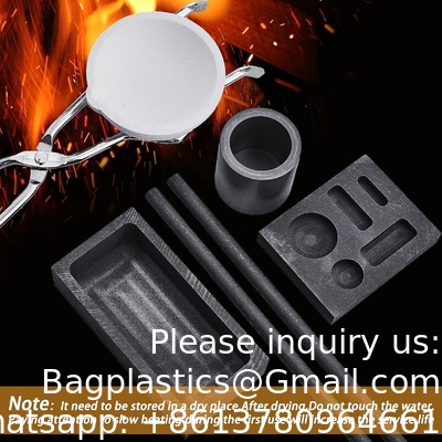 Graphite Torch Melting Casting Kit, Including 2 Graphite Crucible Stir Stick, Graphite Casting Mould 5-In-1 Graphite