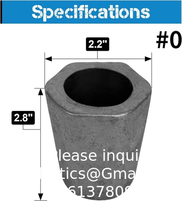 Clay Graphite Crucible For Metal Melting Casting Refining Gold Silver Copper Brass Aluminum