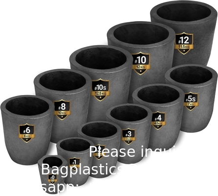 Clay Graphite Crucible For Metal Melting Casting Refining Gold Silver Copper Brass Aluminum