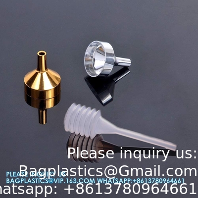 Funnels For Filling Bottles, 3 Pcs Stainless Steel Kitchen Funnel Set With Long Handle, Food Grade Mini Metal Funnel