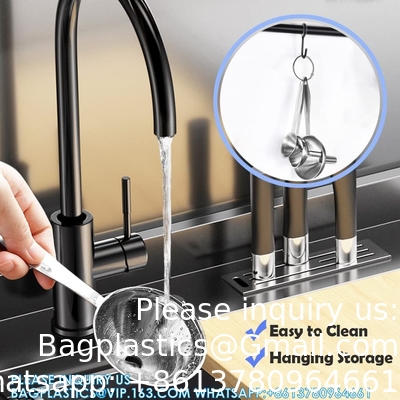 Funnels For Filling Bottles, 3 Pcs Stainless Steel Kitchen Funnel Set With Long Handle, Food Grade Mini Metal Funnel