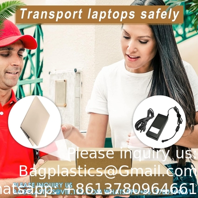 16.7 X 13 X 2.5 Inch Laptop Shipping Box Secure Mailer Box Kraft Mailing Boxes For Laptop Packing Moving With Charger
