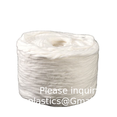 100% Cotton Medica Surgical Cotton Coil Cotton Sliver Pure Cotton Wool Roll Sliver Original Material For Cotton Buds
