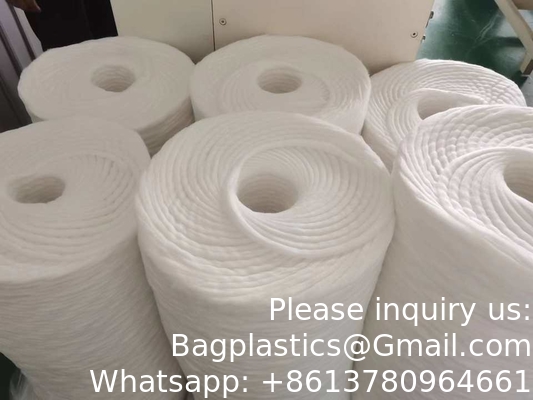 100% Cotton Medica Surgical Cotton Coil Cotton Sliver Pure Cotton Wool Roll Sliver Original Material For Cotton Buds