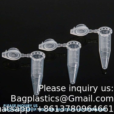 Sterilized 0.5ml 2ml Round Bottom Conical Microcentrifuges Tubes 1.5 Ml Centrifuge Laboratory Tube