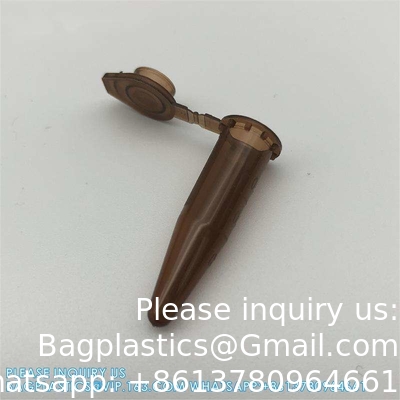 Sterile Amber 1.5ml Micro Centrifuge Microcentrifuge Tube Falcon Tube Conical Centrifuge Tubes 15mL, 100Pcs Sterile