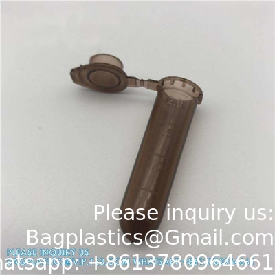 Sterile Amber 1.5ml Micro Centrifuge Microcentrifuge Tube Falcon Tube Conical Centrifuge Tubes 15mL, 100Pcs Sterile