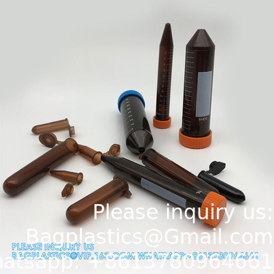 Sterile Amber 1.5ml Micro Centrifuge Microcentrifuge Tube Falcon Tube Conical Centrifuge Tubes 15mL, 100Pcs Sterile