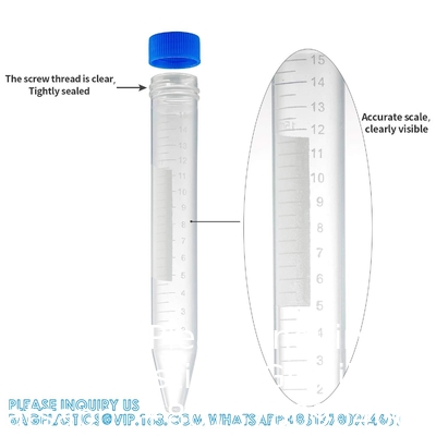 Sterile Amber 1.5ml Micro Centrifuge Microcentrifuge Tube Falcon Tube Conical Centrifuge Tubes 15mL, 100Pcs Sterile