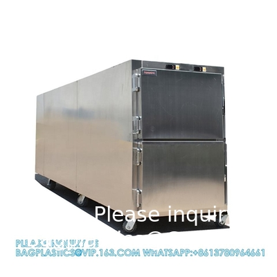 2 Rooms Morgue Fridge Cadaver Refrigerator Freezer With A Nice Price morgue freezer funeral supplies manufacture