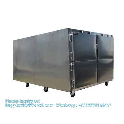 CE Approved 4 Rooms Dead Body Refrigerator Mortuary Body Mortuary Chamber Manufacture