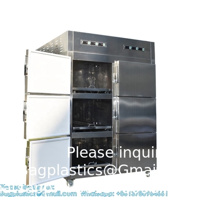 6 Rooms Dead Body Refrigerator Morgue Freezer Mortuary Equipment Morgue Coffin 6 Rooms Dead Body Freezer