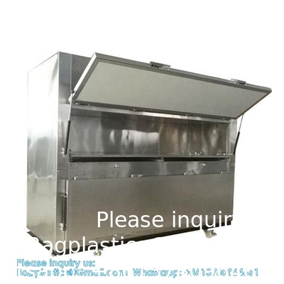 Side Open Individual Temperature Controller 3 Drawers Funeral Equipment Supplies Box Cooler Chamber Morgue Freezer