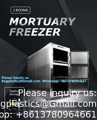Side Open Individual Temperature Controller 3 Drawers Funeral Equipment Supplies Box Cooler Chamber Morgue Freezer