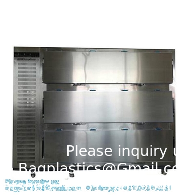 Side Open Individual Temperature Controller 3 Drawers Funeral Equipment Supplies Box Cooler Chamber Morgue Freezer