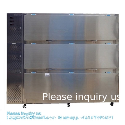 Side Open Individual Temperature Controller 3 Drawers Funeral Equipment Supplies Box Cooler Chamber Morgue Freezer