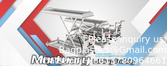 304 Stainless Steel Cadaver Trolley Lift Mortuary Morgue Hydraulic Body Lifter Coffin Accessories