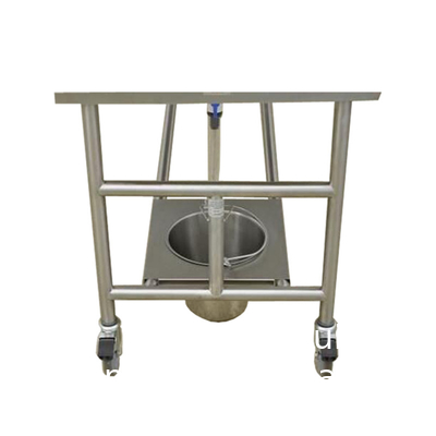 High Quality Stainless Steel Material Mortuary Trolley With Cover For Funeral Service Equipment
