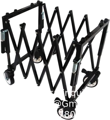 Carbon Steel Funeral Stretcher Truck Church Truck Casket Stand Trolley Cart Fordable Mortuary Supply Fordable Coffin