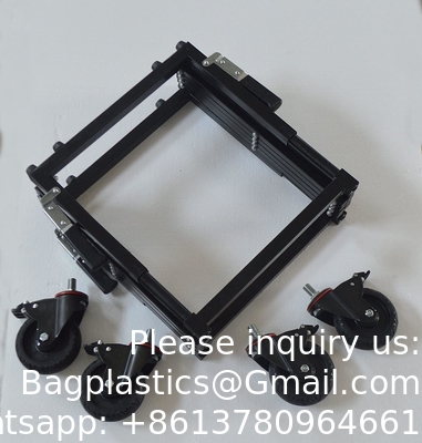 Carbon Steel Funeral Stretcher Truck Church Truck Casket Stand Trolley Cart Fordable Mortuary Supply Fordable Coffin
