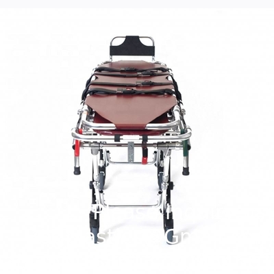 Coffin Accessories 304 stainless steel Custom Made Size Folding Funeral Stretcher Ambulance Stretcher Manufacture