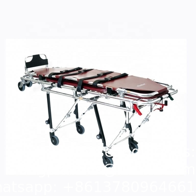 Coffin Accessories 304 stainless steel Custom Made Size Folding Funeral Stretcher Ambulance Stretcher Manufacture