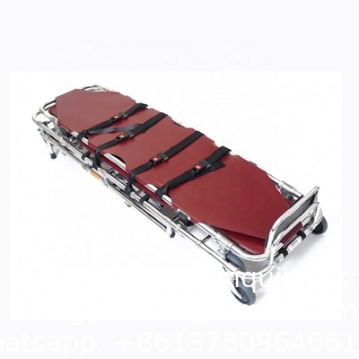 Coffin Accessories 304 stainless steel Custom Made Size Folding Funeral Stretcher Ambulance Stretcher Manufacture