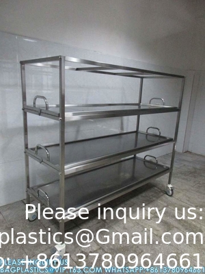 Factory Price American Style Mortuary Cadaver Cremation Funeral Mortuary Fridge Rack For Sale