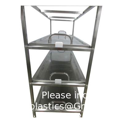 Factory Price American Style Mortuary Cadaver Cremation Funeral Mortuary Fridge Rack For Sale