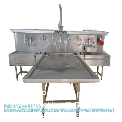 Formalin Sink Embalming Table Manufacture Mortuary Autopsy Station Corpse Washing Table Dissection Table Autopsy Table
