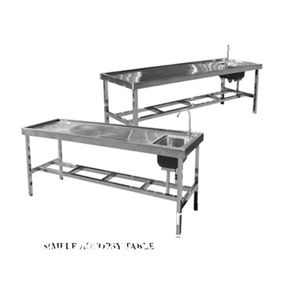 Formalin Sink Embalming Table Manufacture Mortuary Autopsy Station Corpse Washing Table Dissection Table Autopsy Table