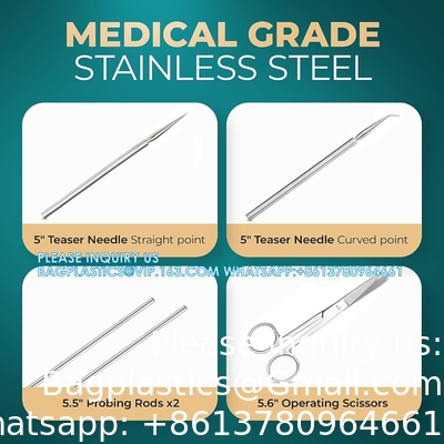 Advanced Dissection Kit - 37 Pieces Total. High Grade Stainless Steel Instruments Perfect For Anatomy, Biology, Botany