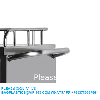 Lab Furniture Supplies Factory Customized Factory Customized Stainless Steel 304 Metal Medicine Cart