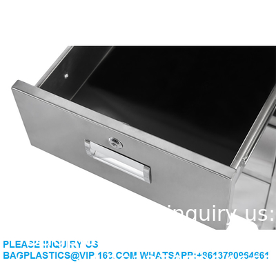 Lab Furniture Supplies Factory Customized Factory Customized All Stainless Steel Metal Desk With Lock