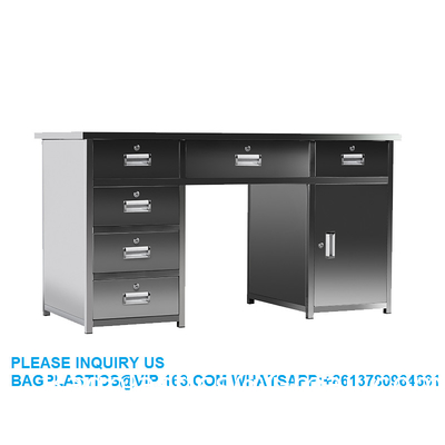 Lab Furniture Supplies Factory Customized Factory Customized All Stainless Steel Metal Desk With Lock