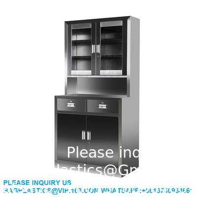 Lab Furniture Supplies Factory Customized Laboratory 6 Door Metal Stainless Steel Cabinet with Drawers