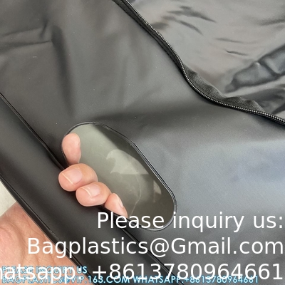 Manufacture Custom Central Zipper Disposable Waterproof Dead Body Packing Cross Bag