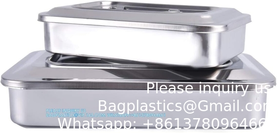 Wax Dissecting Tray Stainless Steel Thicken Dissection Pan Biological Equipment For Junior Senior School Laboratory